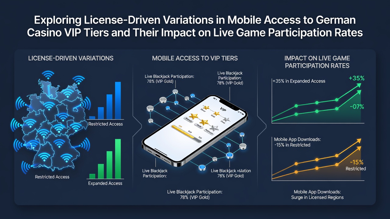 Mobile Casino-App mit VIP-Tier-Übersicht unter deutscher Lizenz