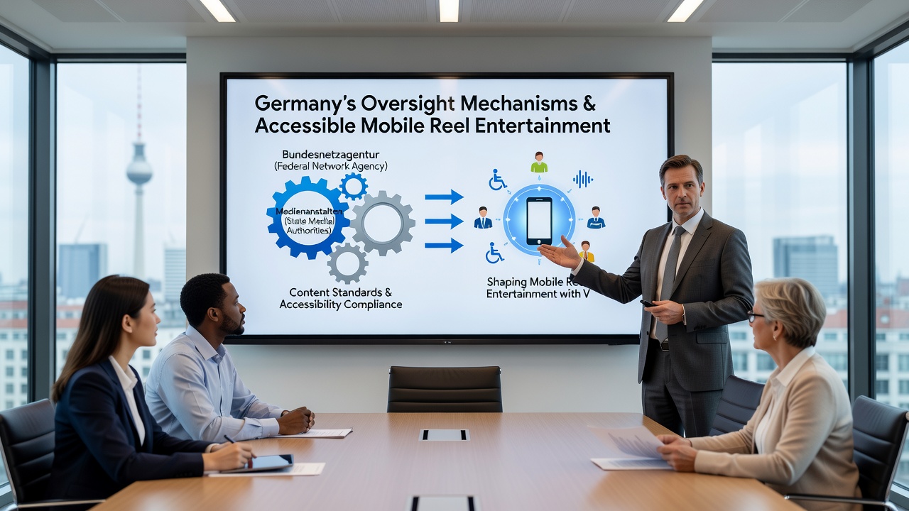 Mobile App-Oberfläche mit sicheren Transaktionsoptionen unter deutscher Aufsicht