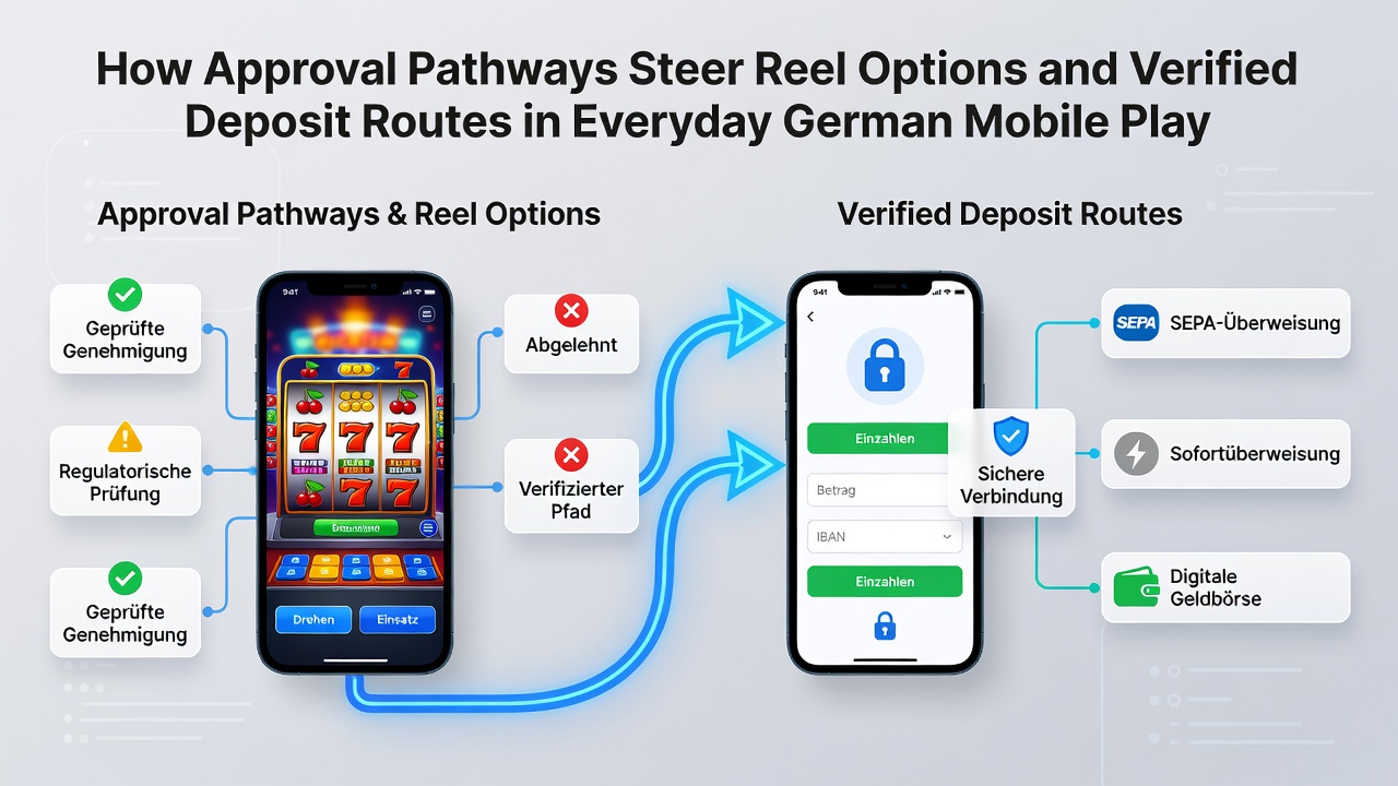 Mobile Slot-Schnittstelle mit genehmigten Walzenspielen unter deutscher Regulierung