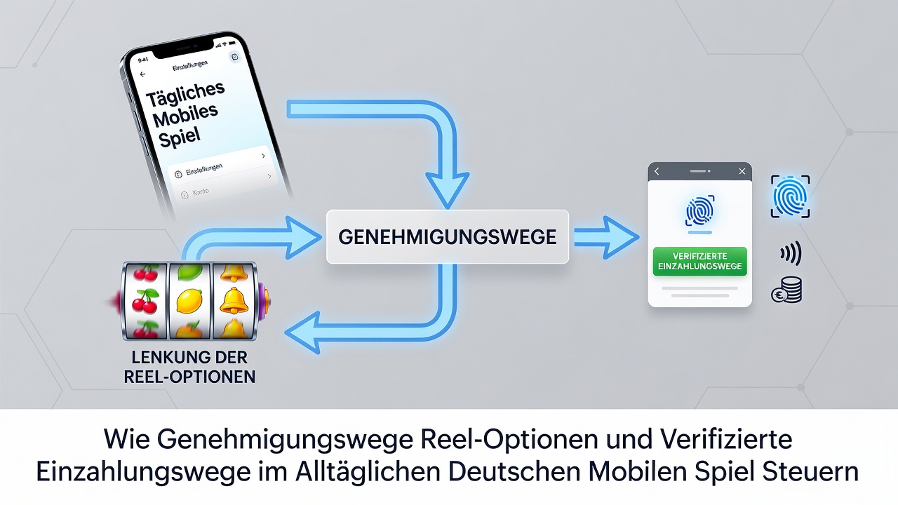 Verifizierter Zahlungsfluss auf einem mobilen Gerät im regulierten deutschen Casino
