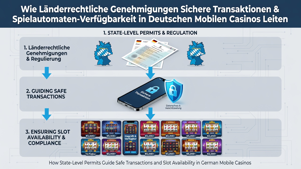 Darstellung sicherer Transaktionsprozesse in regulierten mobilen Casinos