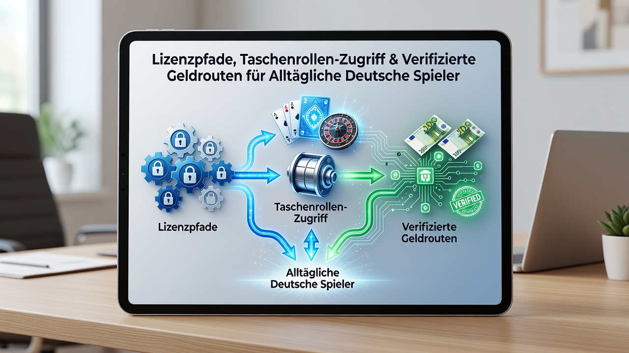Darstellung sicherer Zahlungsflüsse und Lizenzkontrollen in mobilen Casinos